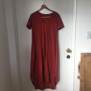 Zara Maxi Orange Dress